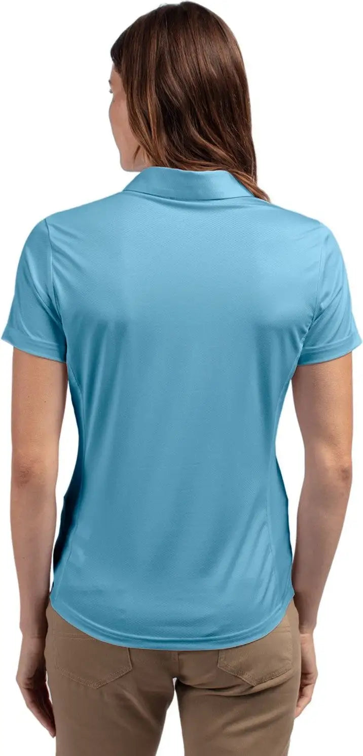 Cutter & Buck Lck00111 Prospect Eco Textured Stretch Recycled Womens Short Sleeve Polo - Atlas