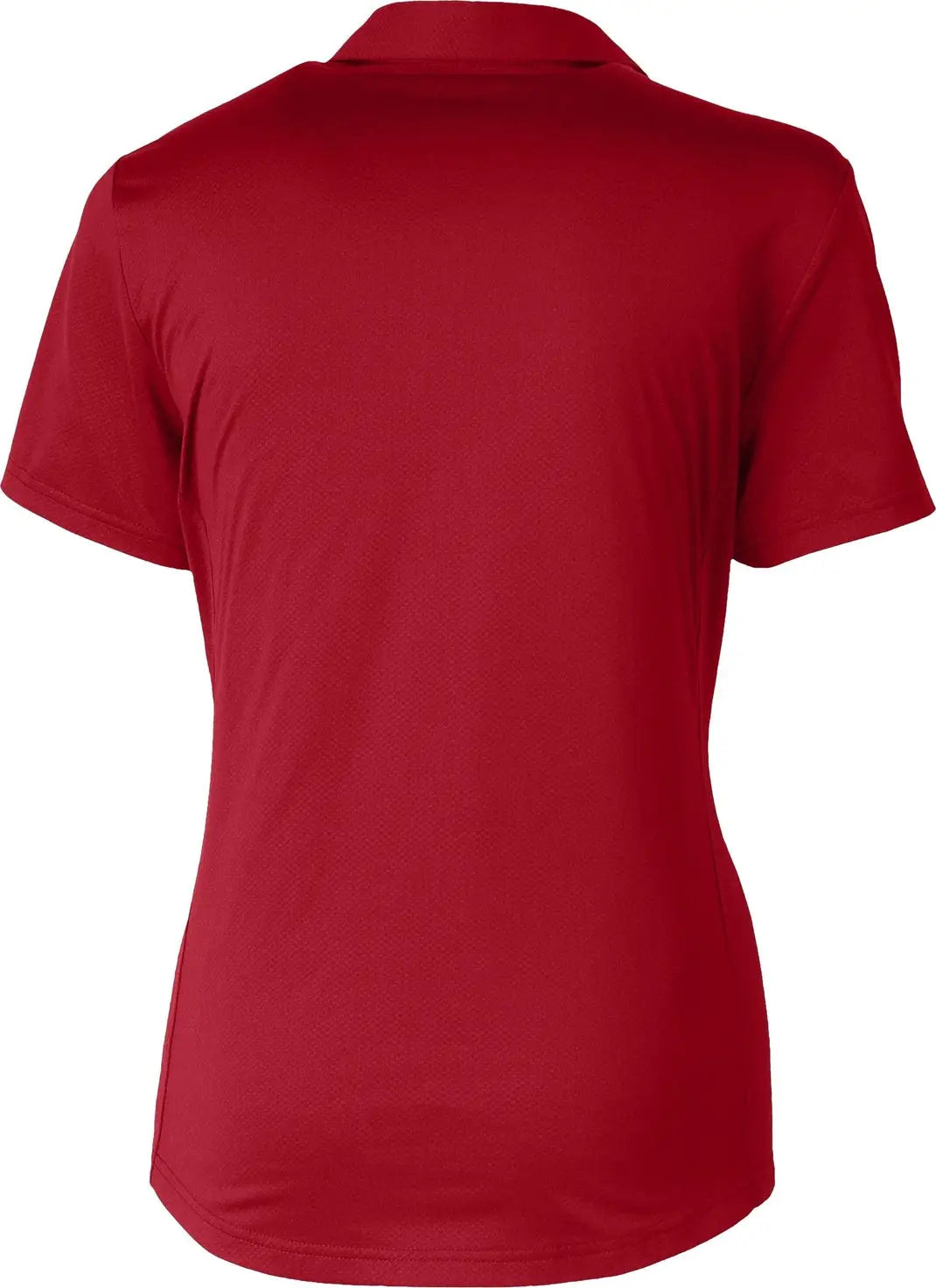 Cutter & Buck Lck00111 Prospect Eco Textured Stretch Recycled Womens Short Sleeve Polo - Cardinal Red