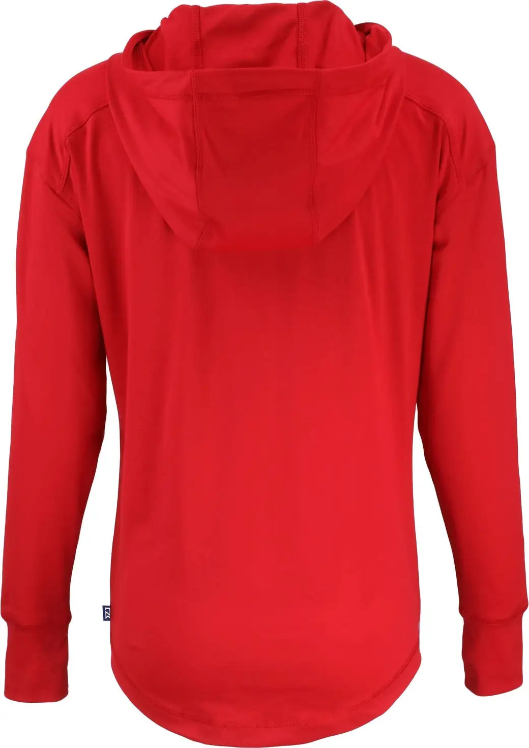 Cutter & Buck Lck00115 Daybreak Eco Recycled Womens Half Zip Hoodie - Red