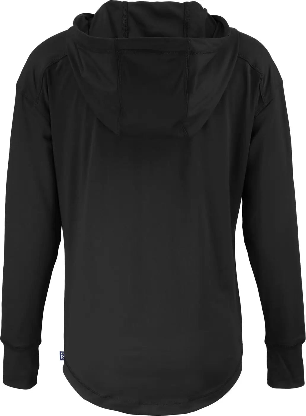 Cutter & Buck Lck00115 Daybreak Eco Recycled Womens Half Zip Hoodie - Black
