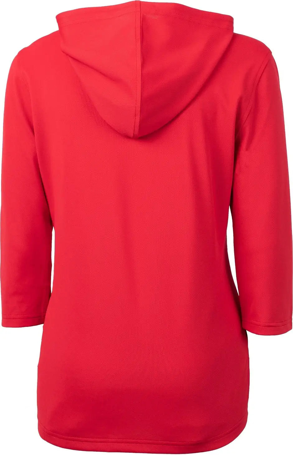 Cutter & Buck Lck00120 Virtue Eco Pique Recycled Half Zip Pullover Womens Hoodie - Red