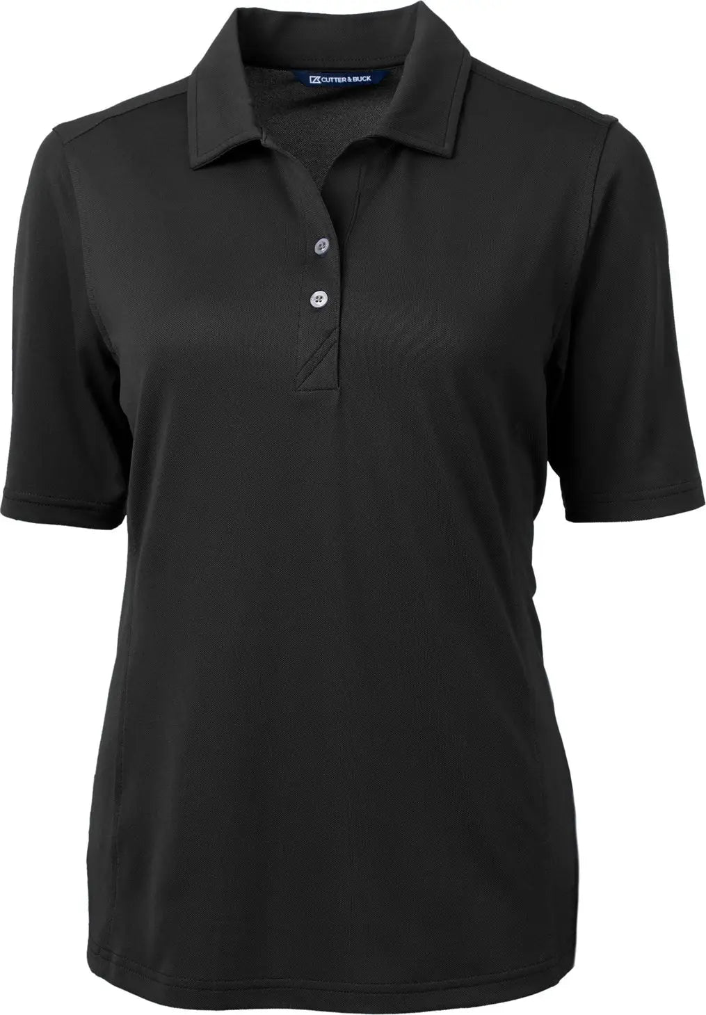 Cutter & Buck Lck00127 Virtue Eco Pique Recycled Womens Polo - Black