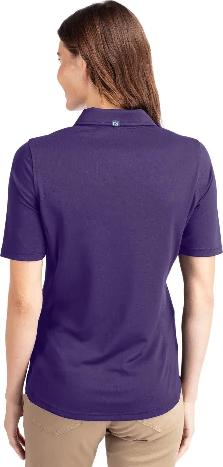 Cutter & Buck Lck00127 Virtue Eco Pique Recycled Womens Polo - College Purple
