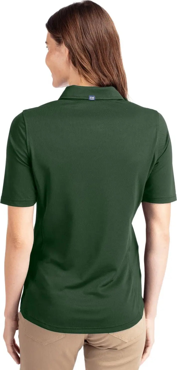 Cutter & Buck Lck00127 Virtue Eco Pique Recycled Womens Polo - Hunter
