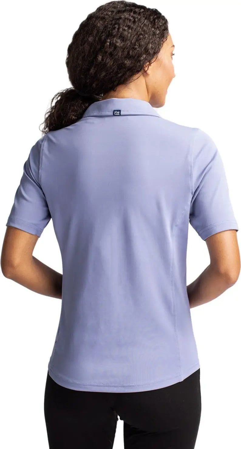 Cutter & Buck Lck00127 Virtue Eco Pique Recycled Womens Polo - Hyacinth