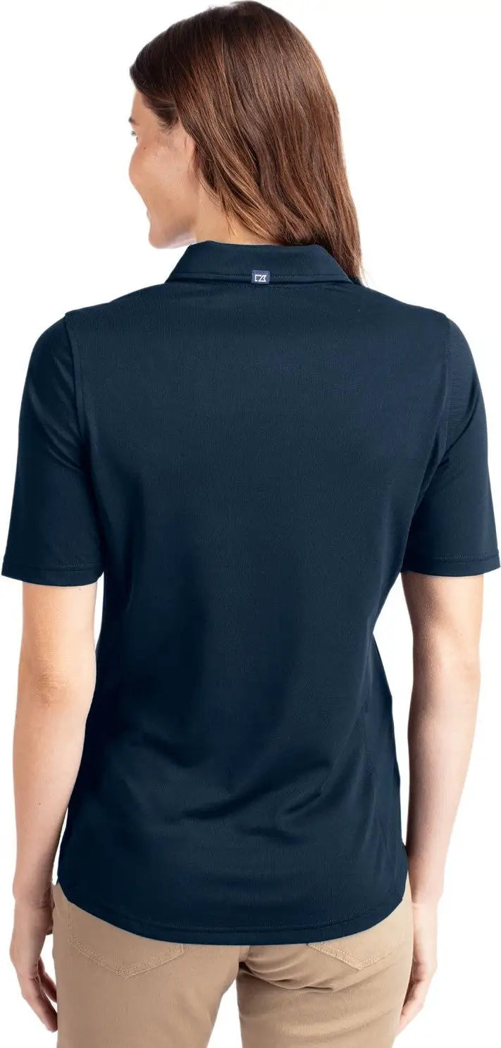 Cutter & Buck Lck00127 Virtue Eco Pique Recycled Womens Polo - Navy Blue