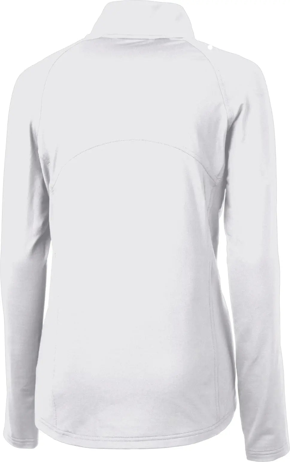 Cutter & Buck Lck00128 Adapt Eco Knit Stretch Recycled Womens Half Zip Pullover - White
