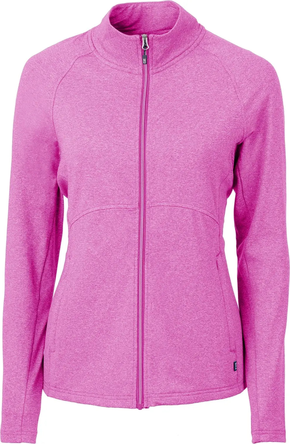 Cutter & Buck Lck00151 Adapt Eco Knit Heather Recycled Womens Full Zip Jacket - Gelato