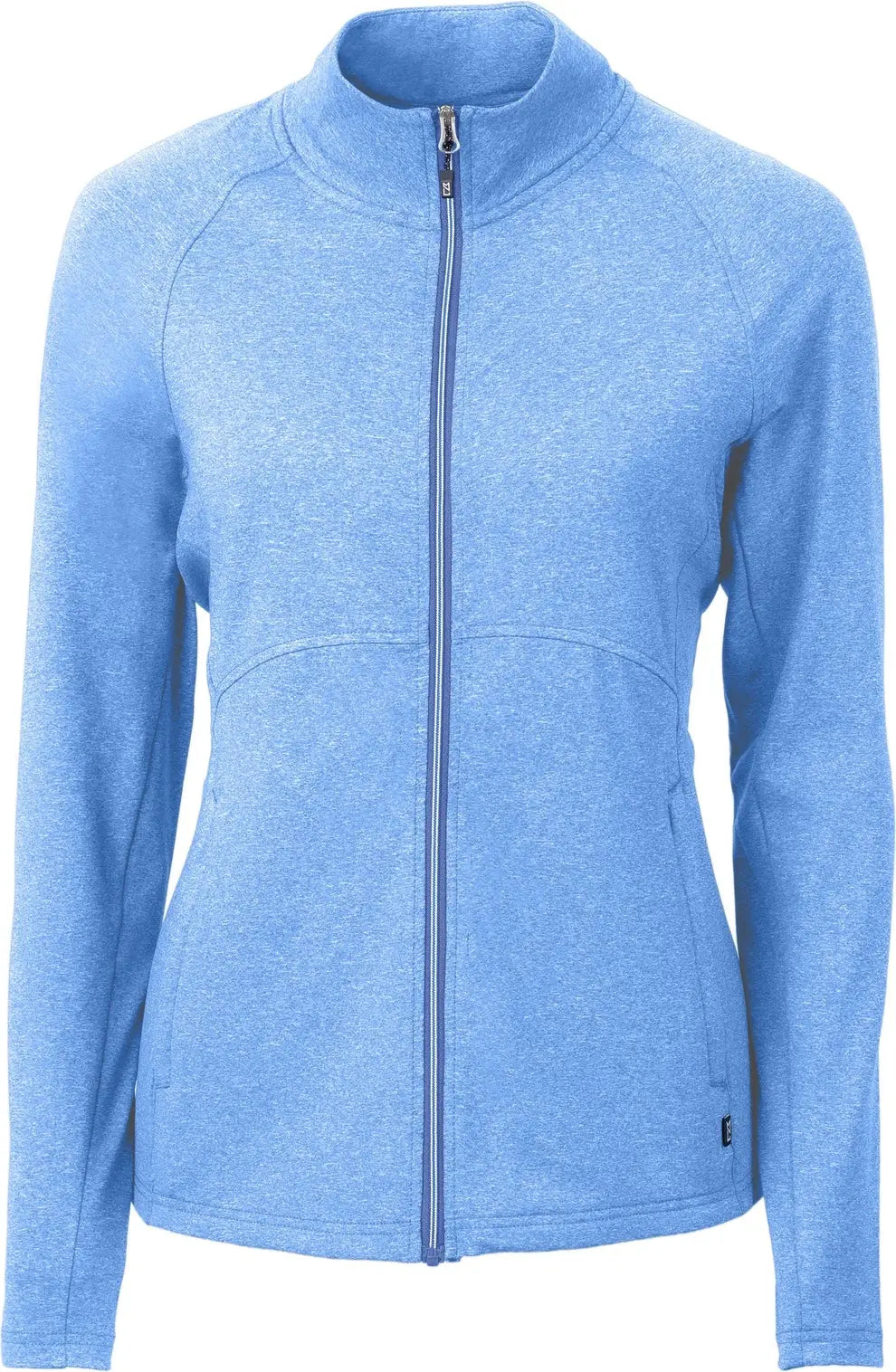 Cutter & Buck Lck00151 Adapt Eco Knit Heather Recycled Womens Full Zip Jacket - Atlas