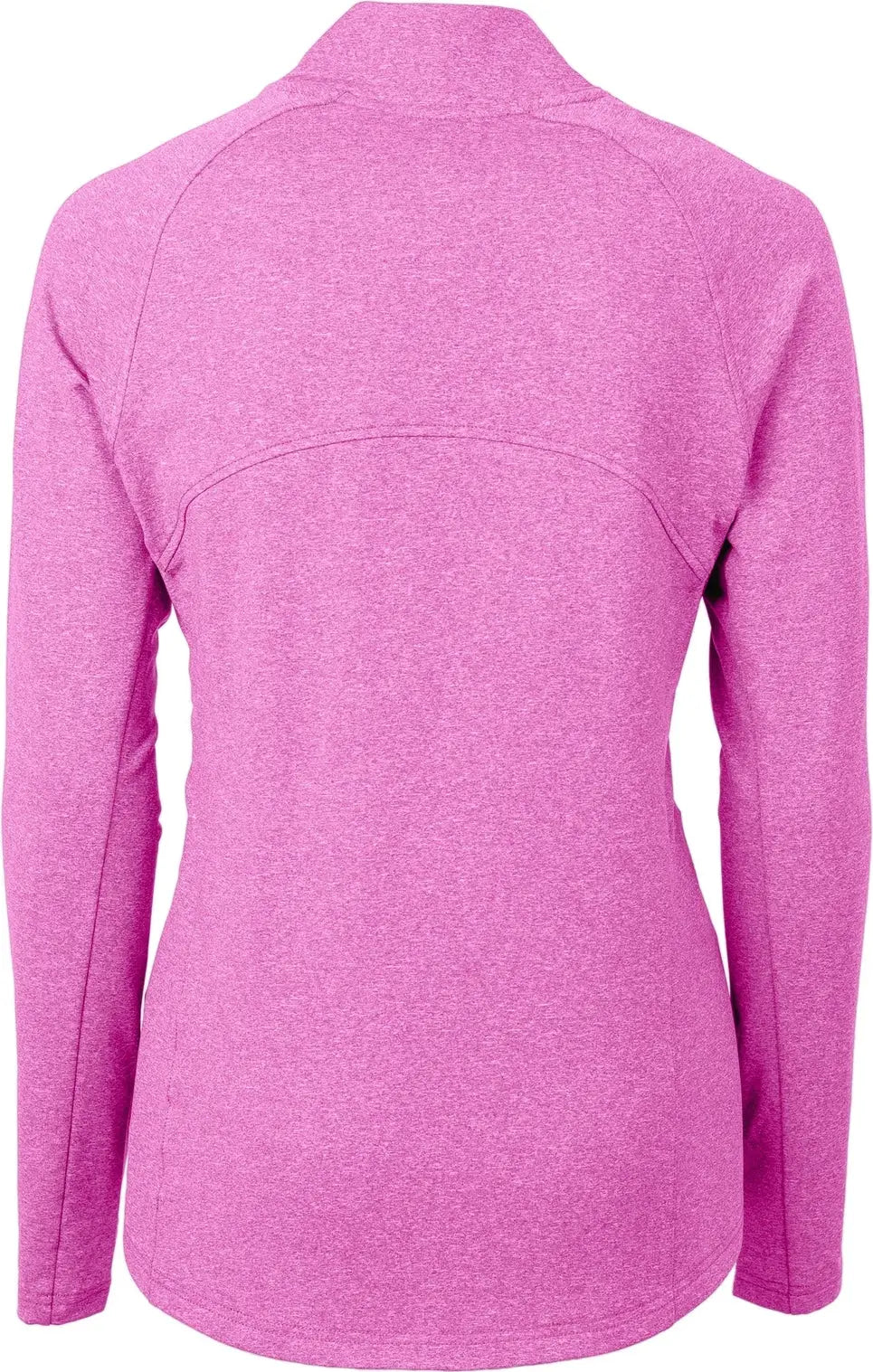 Cutter & Buck Lck00151 Adapt Eco Knit Heather Recycled Womens Full Zip Jacket - Gelato