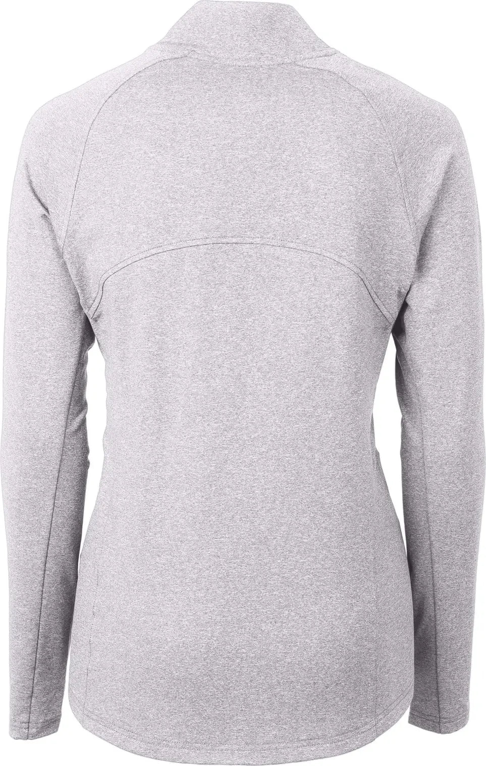 Cutter & Buck Lck00151 Adapt Eco Knit Heather Recycled Womens Full Zip Jacket - Polished