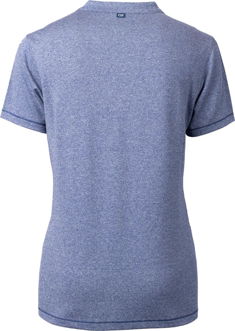 Cutter & Buck Lck00153 Forge Eco Heathered Stretch Womens Blade Top - Indigo Heather