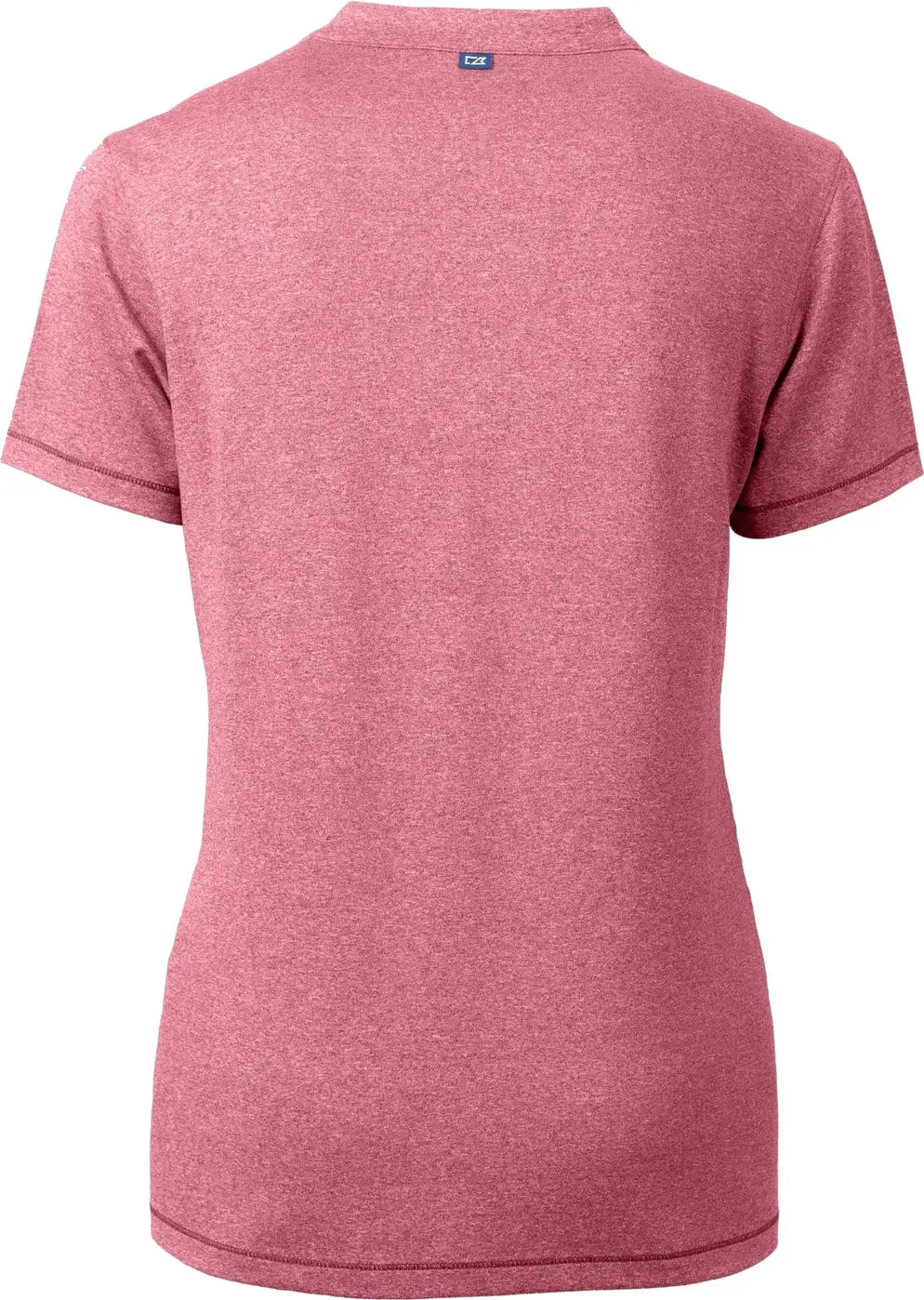 Cutter & Buck Lck00153 Forge Eco Heathered Stretch Womens Blade Top - Cardinal Red Heather - Ladies Xs