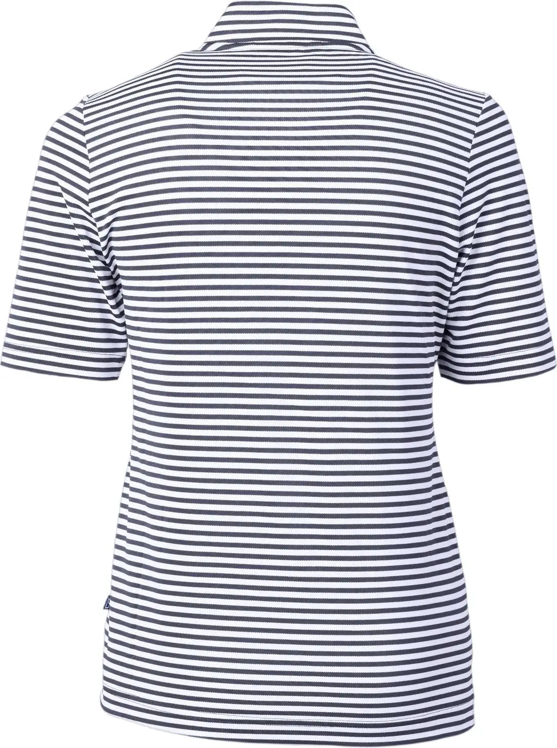 Cutter & Buck Lck00157 Virtue Eco Pique Stripe Recycled Womens Top - Navy Blue