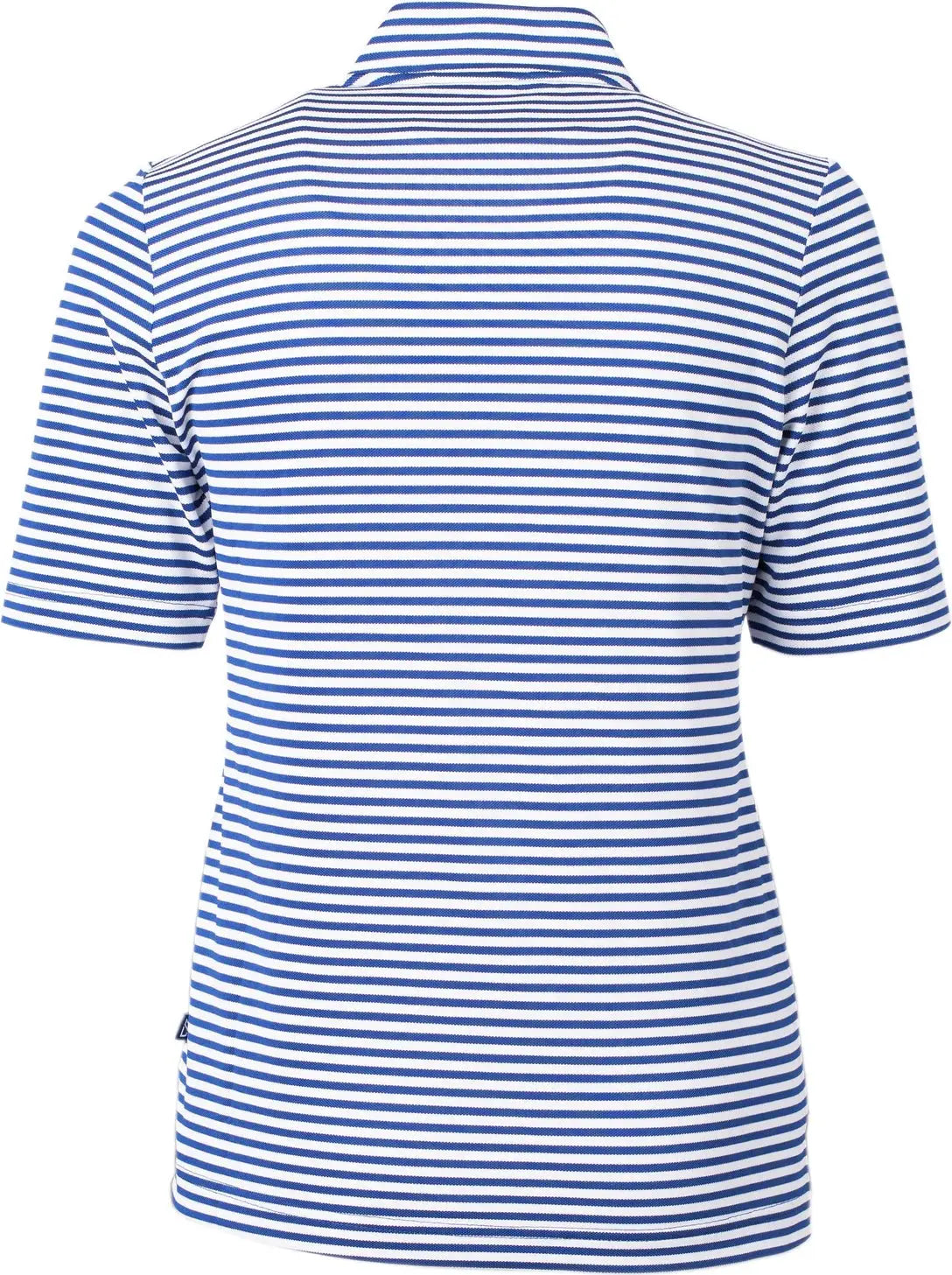 Cutter & Buck Lck00157 Virtue Eco Pique Stripe Recycled Womens Top - Tour Blue