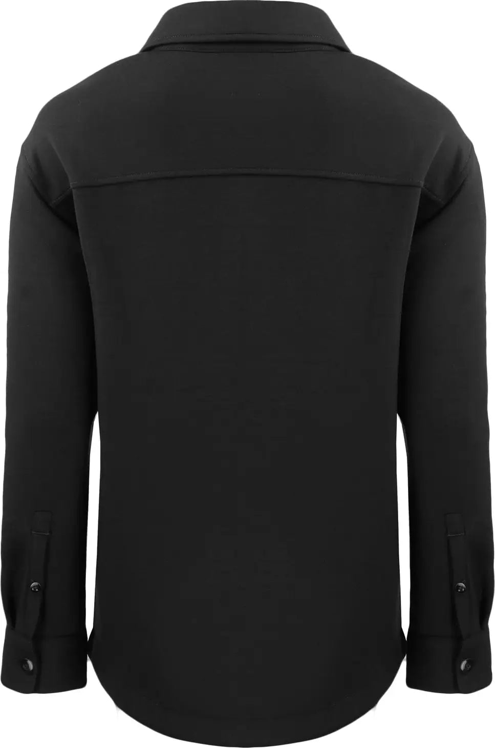 Cutter & Buck Lck00161 Roam Epic Versatility Recycled Womens Shirt Jacket - Black