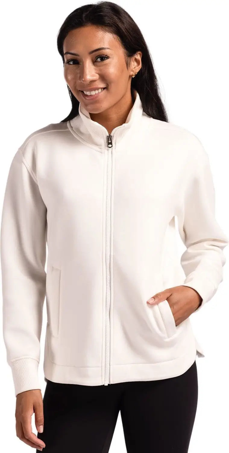 Cutter & Buck Lck00162 Roam Epic Versatility Full Zip Recycled Womens Jacket - Shell - Ladies Xs
