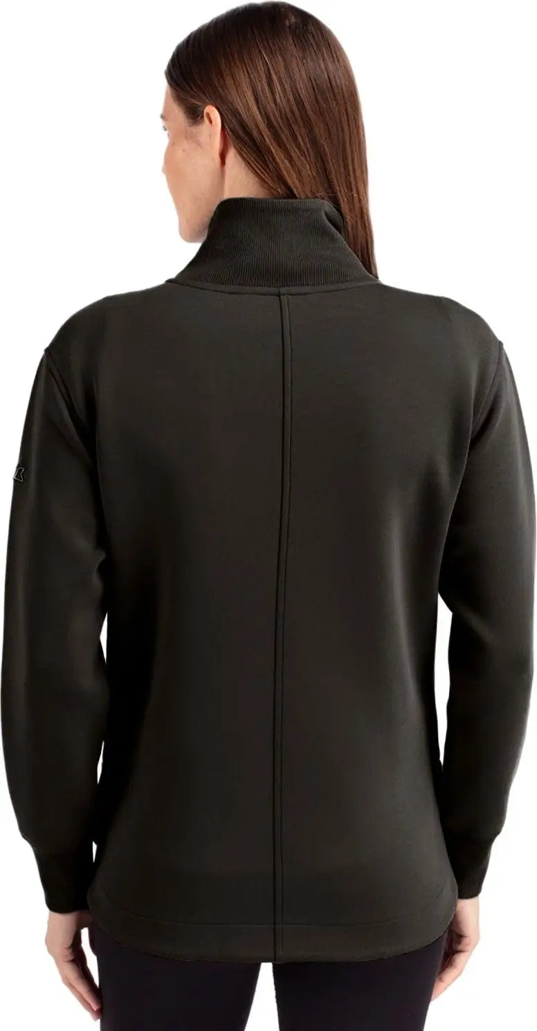 Cutter & Buck Lck00162 Roam Epic Versatility Full Zip Recycled Womens Jacket - Black