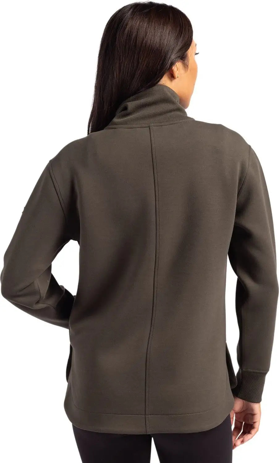 Cutter & Buck Lck00162 Roam Epic Versatility Full Zip Recycled Womens Jacket - Poplar