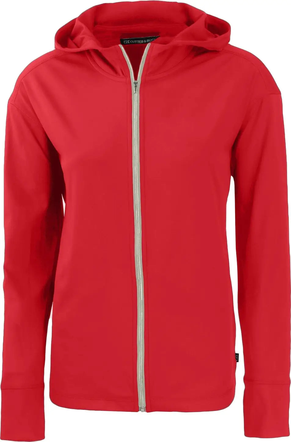 Cutter & Buck Lck00168 Daybreak Eco Recycled Womens Full Zip Hoodie - Red