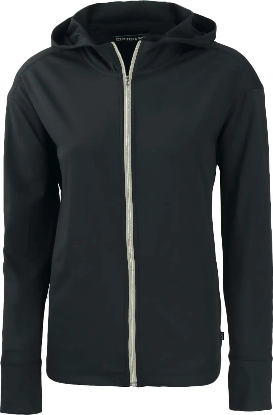 Cutter & Buck Lck00168 Daybreak Eco Recycled Womens Full Zip Hoodie - Black