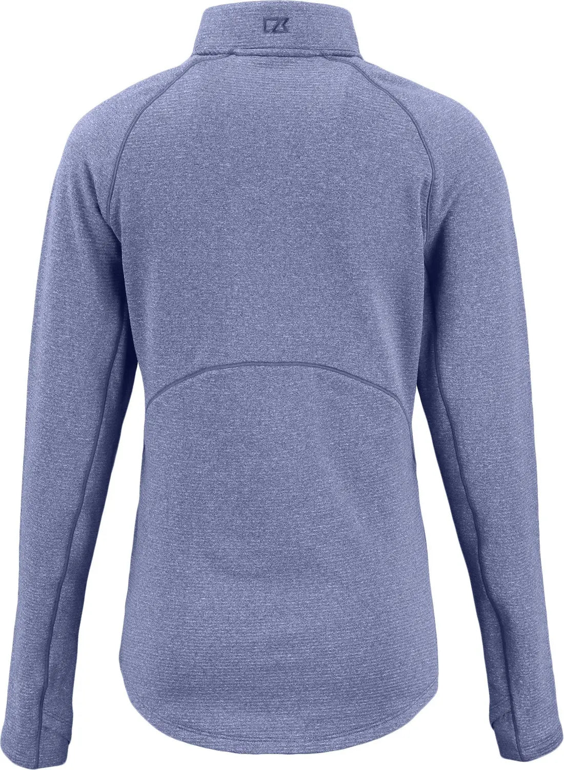 Cutter & Buck Lck00182 Peshastin Fleece Recycled Womens Half Zip Pullover - Tour Blue Heather