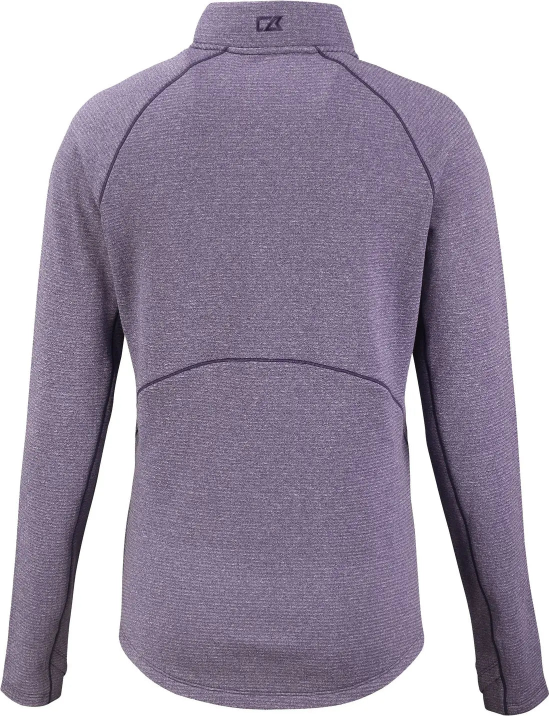 Cutter & Buck Lck00182 Peshastin Fleece Recycled Womens Half Zip Pullover - College Purple Heather