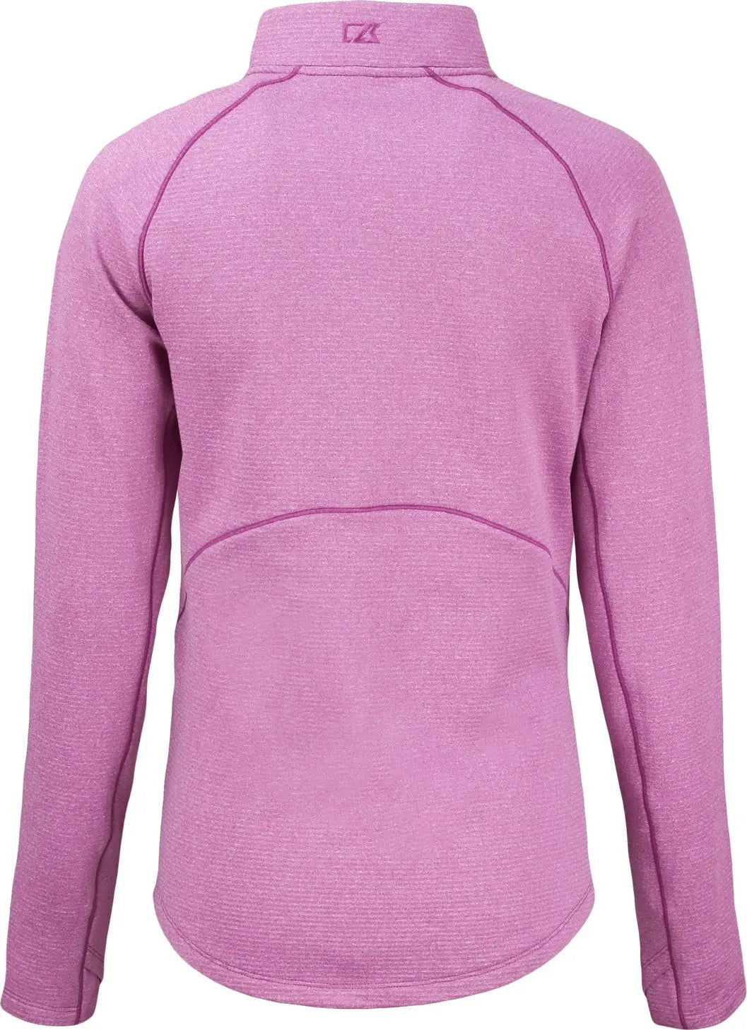 Cutter & Buck Lck00182 Peshastin Fleece Recycled Womens Half Zip Pullover - Gelato Heather