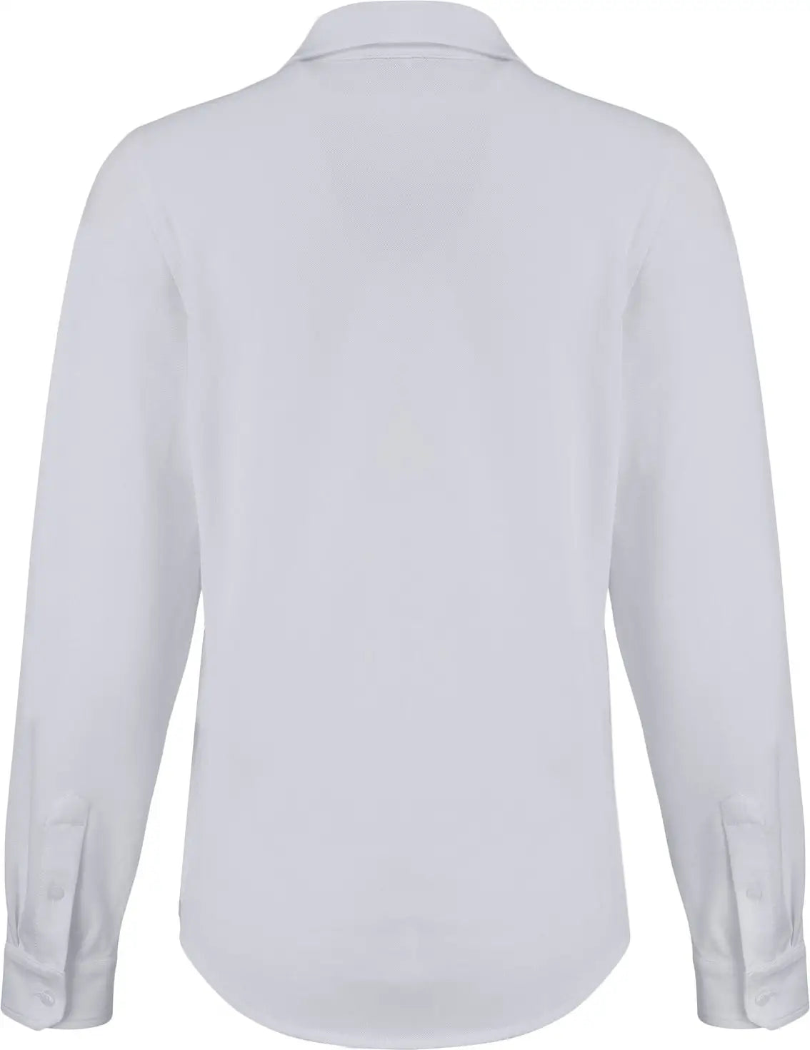 Cutter & Buck Lck00188 Advantage Tri-blend Eco Soft Pique Long Sleeve Knitted Womens Button Up - White