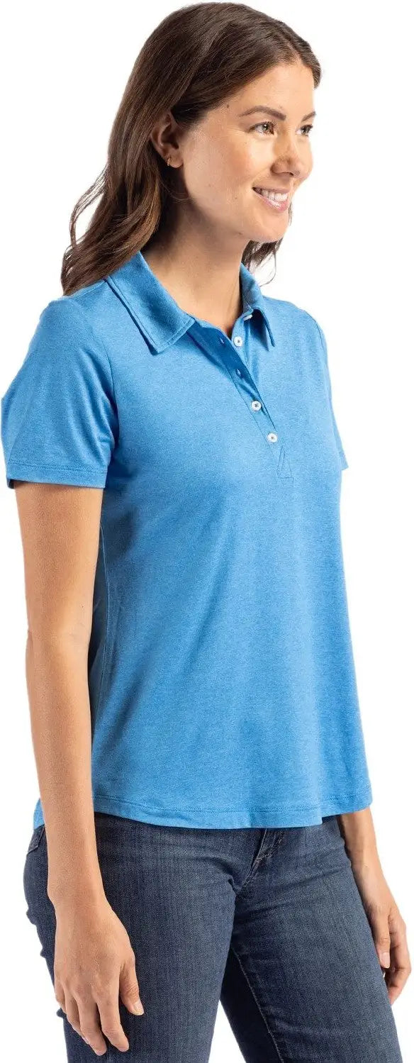 Cutter & Buck Lck00192 Coastline Epic Comfort Recycled Womens Polo - Digital