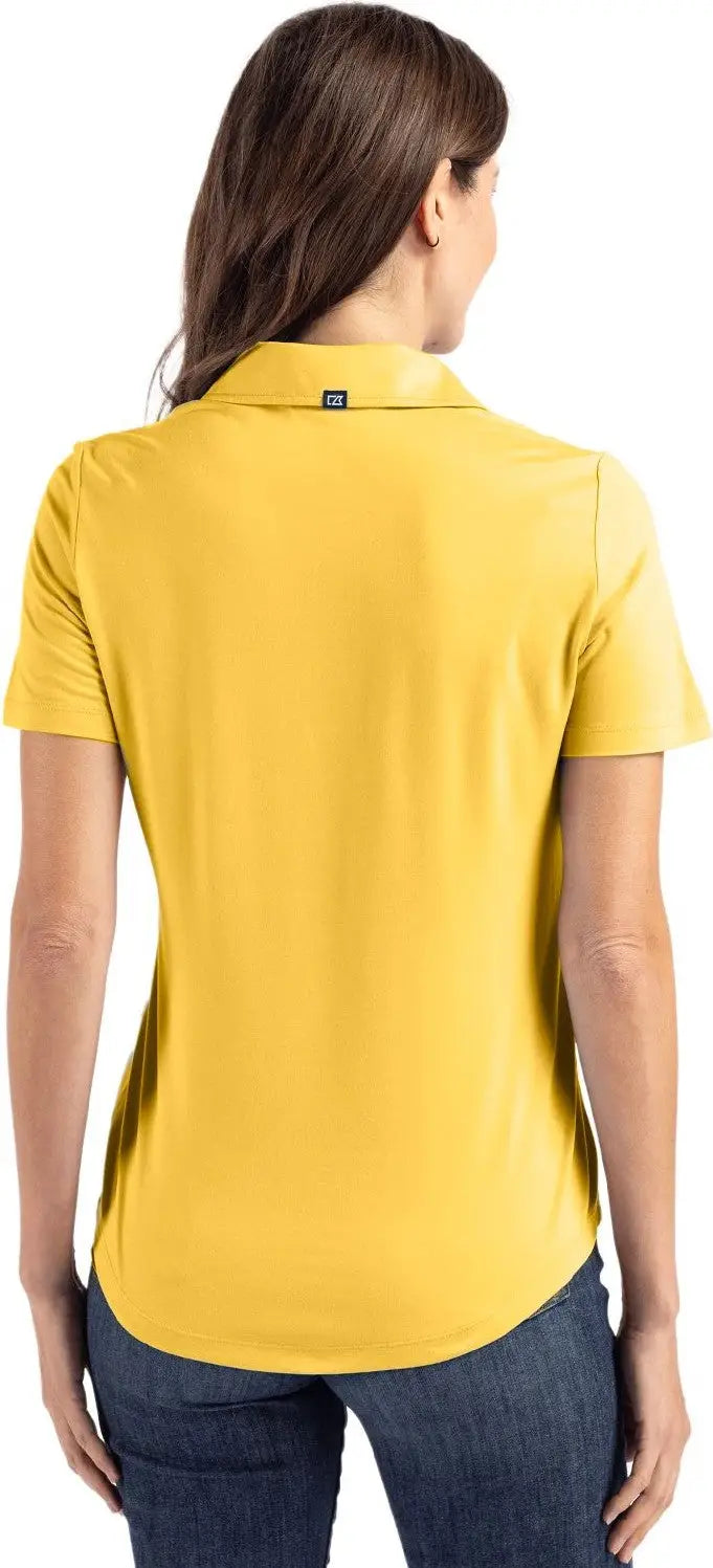Cutter & Buck Lck00192 Coastline Epic Comfort Recycled Womens Polo - College Gold