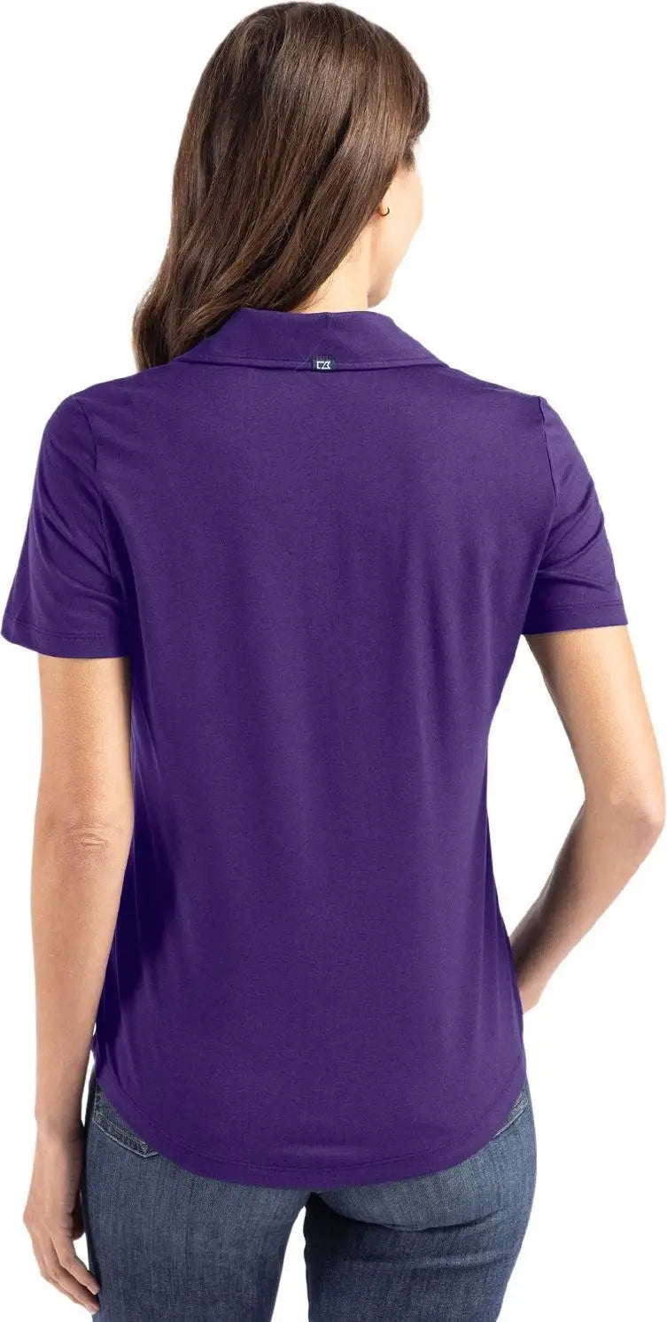 Cutter & Buck Lck00192 Coastline Epic Comfort Recycled Womens Polo - College Purple