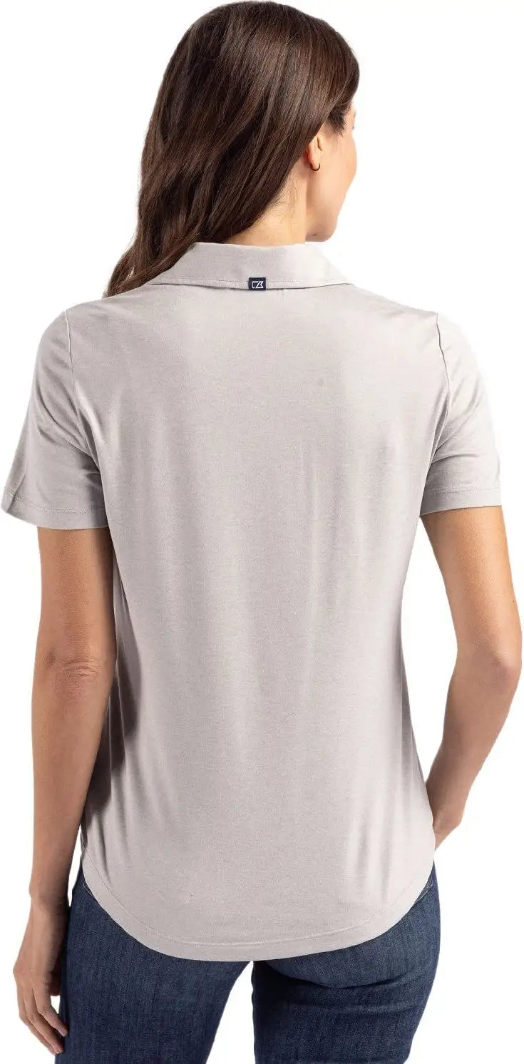 Cutter & Buck Lck00192 Coastline Epic Comfort Recycled Womens Polo - Concrete