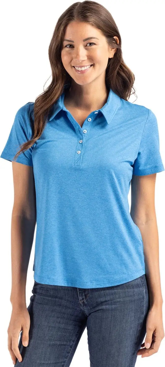 Cutter & Buck Lck00192 Coastline Epic Comfort Recycled Womens Polo - Digital - Ladies Xs