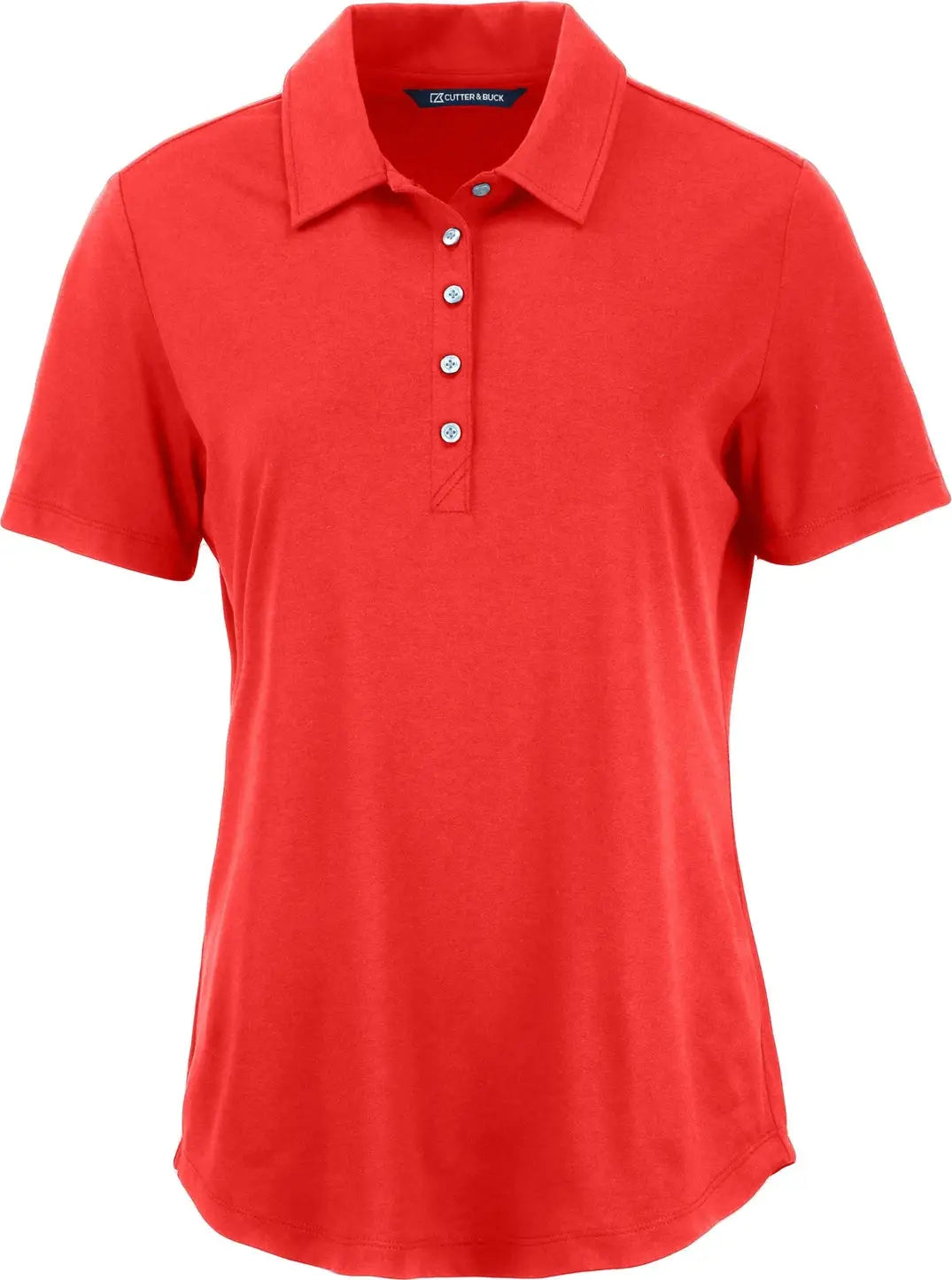 Cutter & Buck Lck00192 Coastline Epic Comfort Recycled Womens Polo - Red
