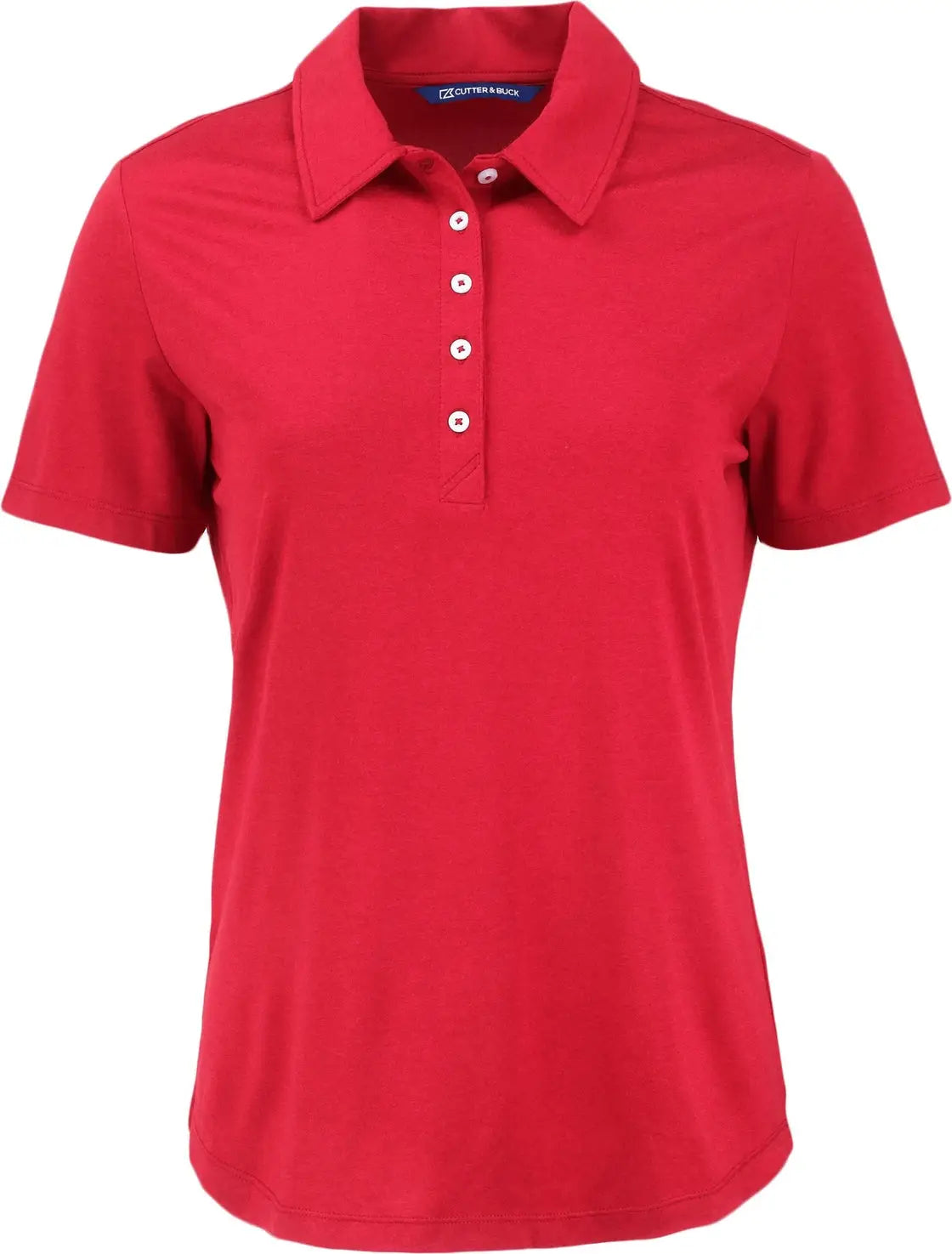 Cutter & Buck Lck00192 Coastline Epic Comfort Recycled Womens Polo - Cardinal Red
