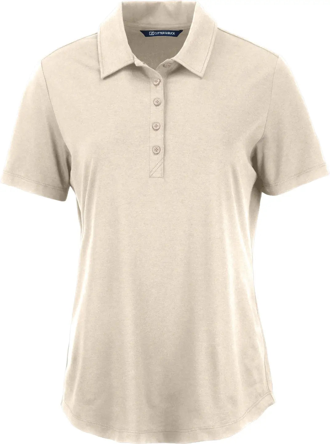 Cutter & Buck Lck00192 Coastline Epic Comfort Recycled Womens Polo - Wheat - Ladies Xs
