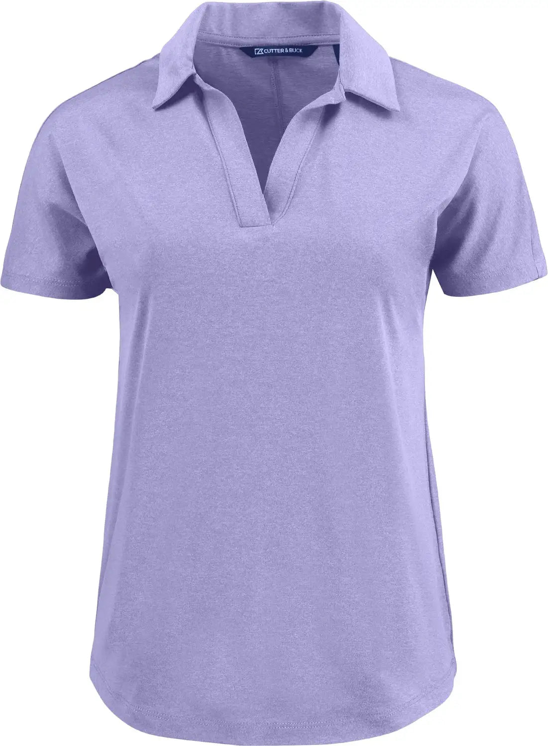 Cutter & Buck Lck00193 Coastline Epic Comfort Recycled Womens Dolman Polo - Hyacinth