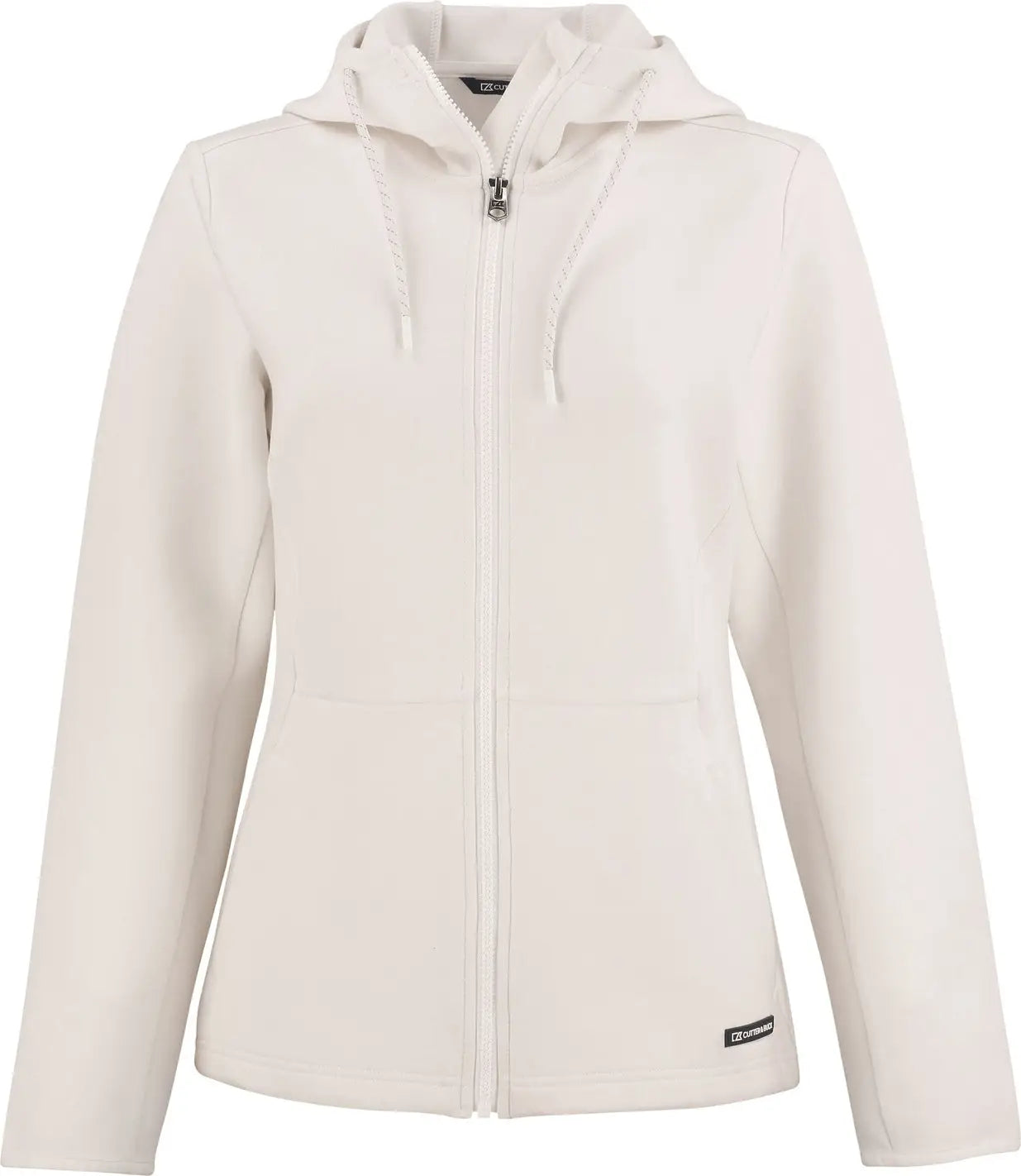 Cutter & Buck Lck00194 Roam Epic Versatility Recycled Womens Full Zip Hooded Jacket - Shell