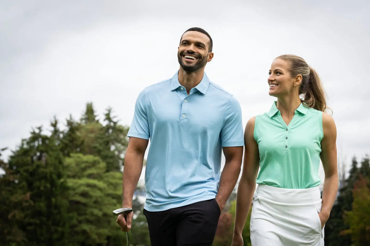 Cutter & Buck Lck00197 Forge Eco Stretch Recycled Womens Sleeveless Polo - Fresh Mint Heather