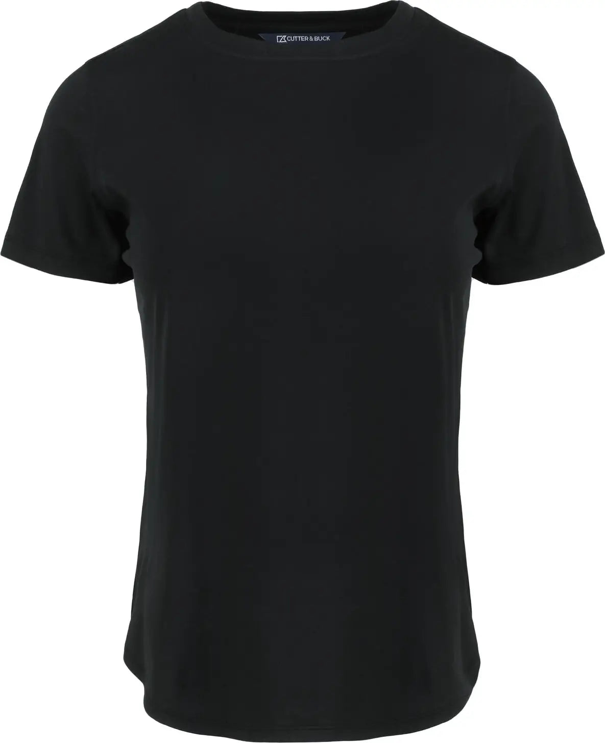 Cutter & Buck Lck00198 Coastline Epic Comfort Recycled Womens Short Sleeve Tee - Black
