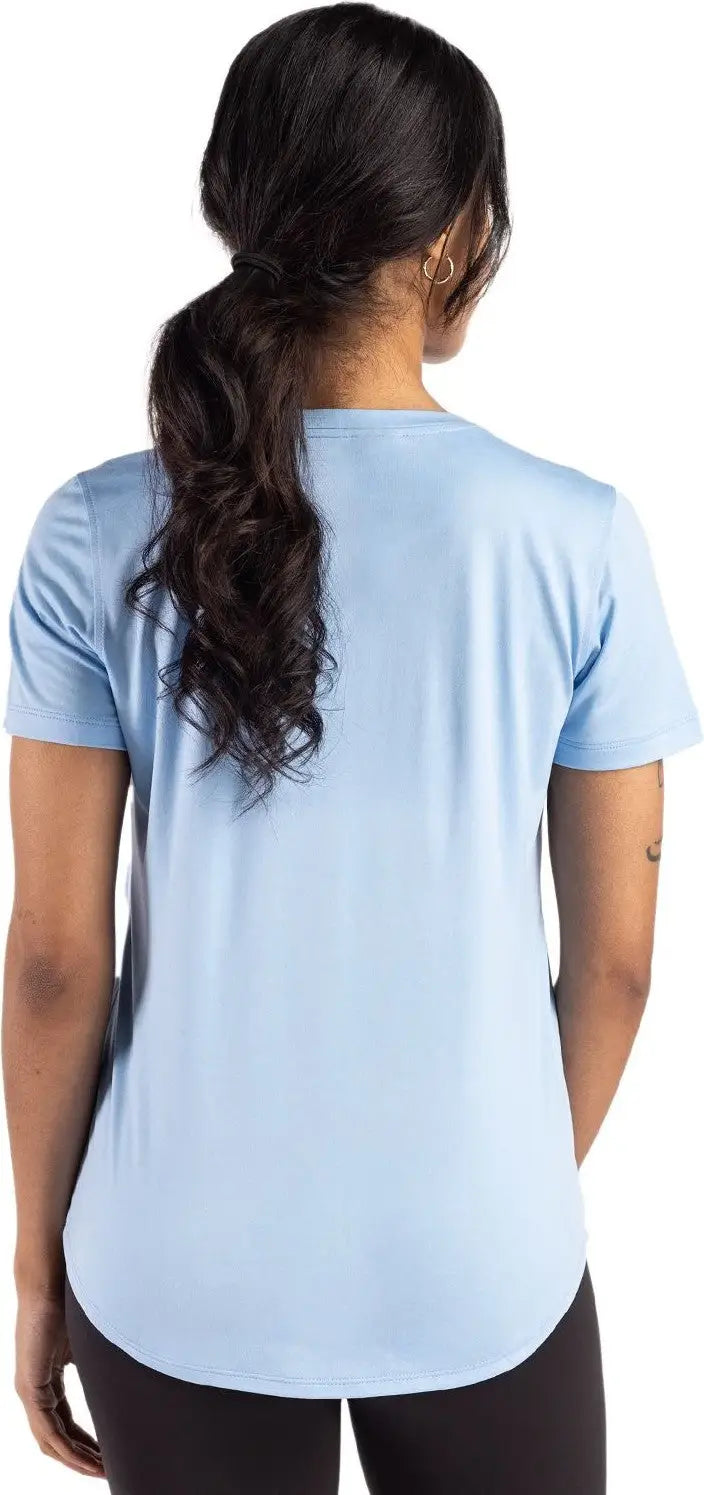 Cutter & Buck Lck00198 Coastline Epic Comfort Recycled Womens Short Sleeve Tee - Atlas
