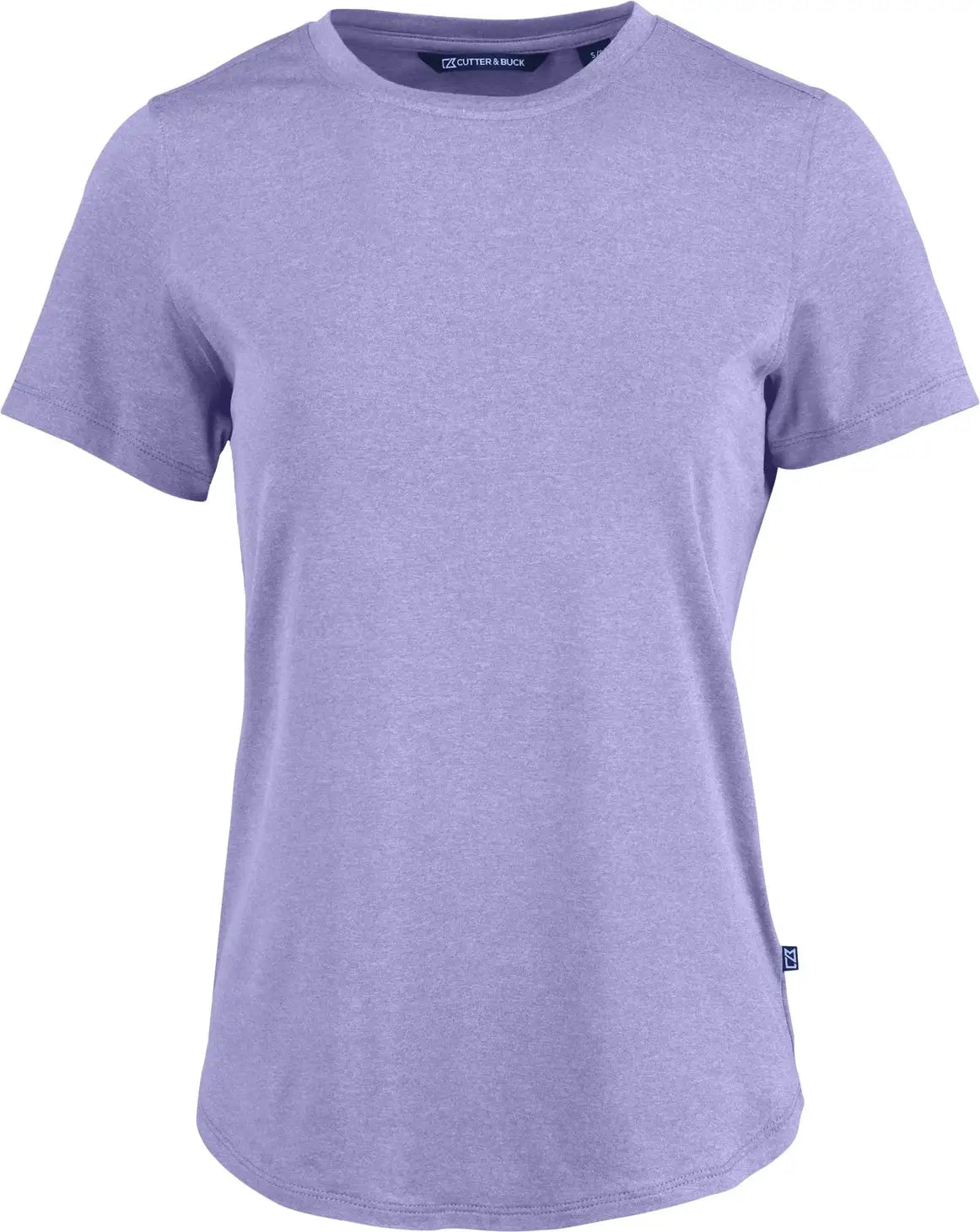Cutter & Buck Lck00198 Coastline Epic Comfort Recycled Womens Short Sleeve Tee - Hyacinth - Ladies Xs