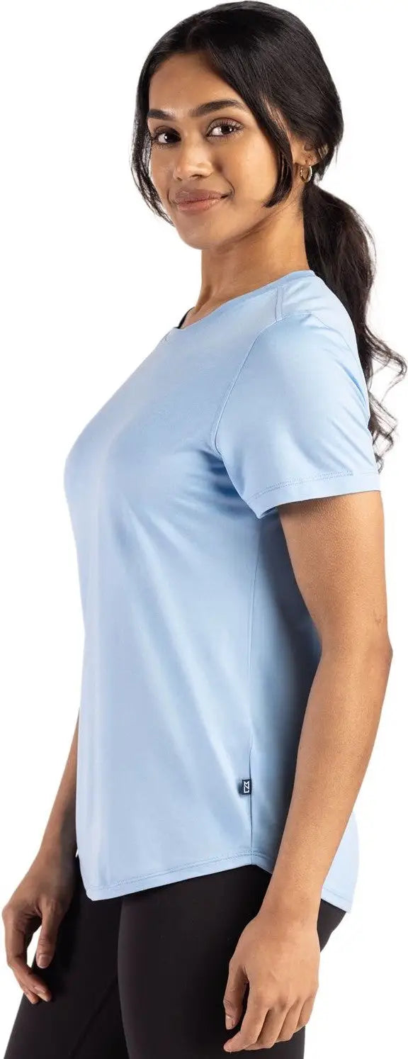 Cutter & Buck Lck00198 Coastline Epic Comfort Recycled Womens Short Sleeve Tee - Atlas