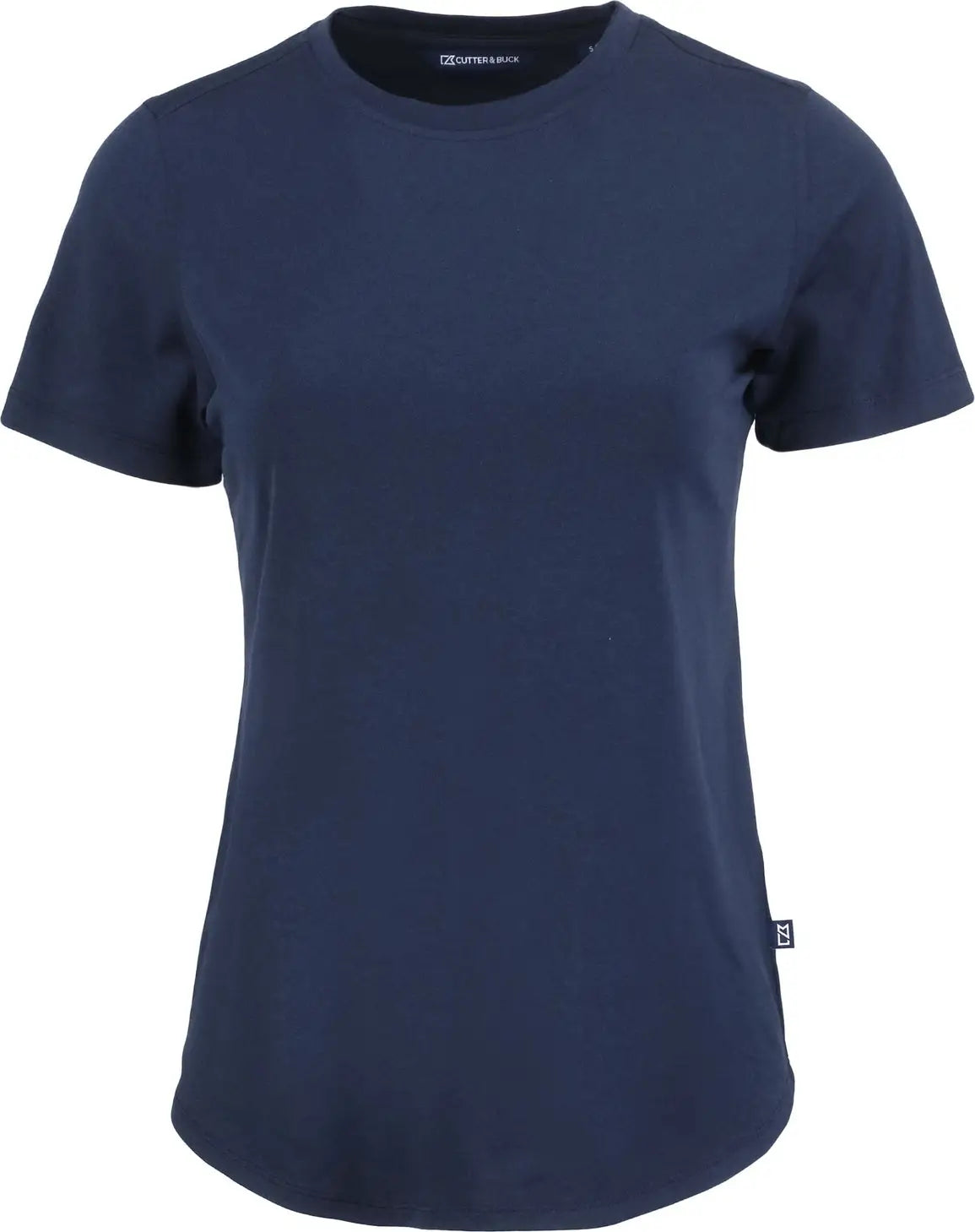 Cutter & Buck Lck00198 Coastline Epic Comfort Recycled Womens Short Sleeve Tee - Navy Blue