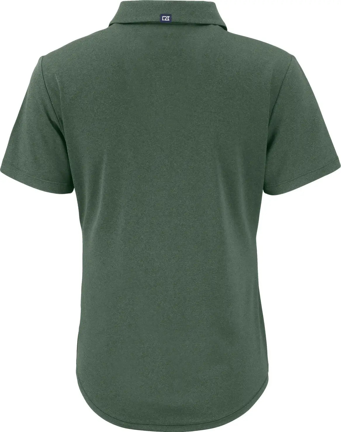 Cutter & Buck Lck00199 Forge Eco Stretch Recycled Womens Short Sleeve Polo - Dark Hunter Heather