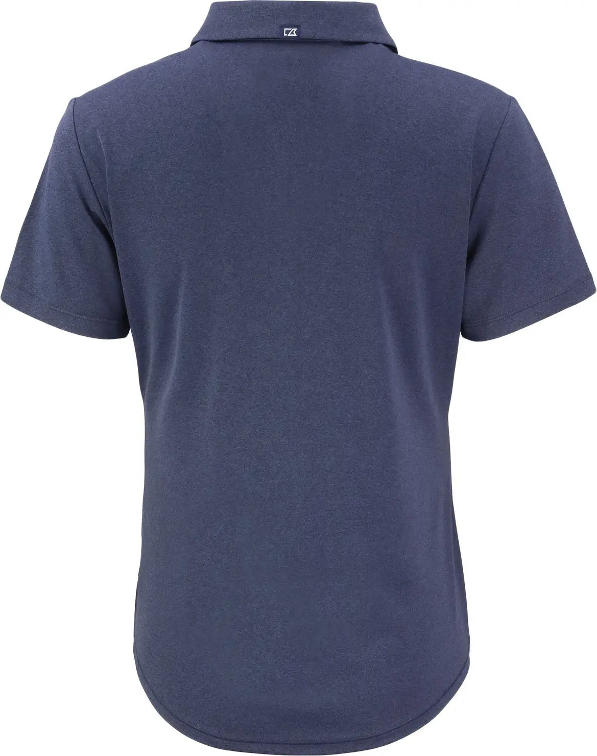 Cutter & Buck Lck00199 Forge Eco Stretch Recycled Womens Short Sleeve Polo - Dark Navy Blue Heather