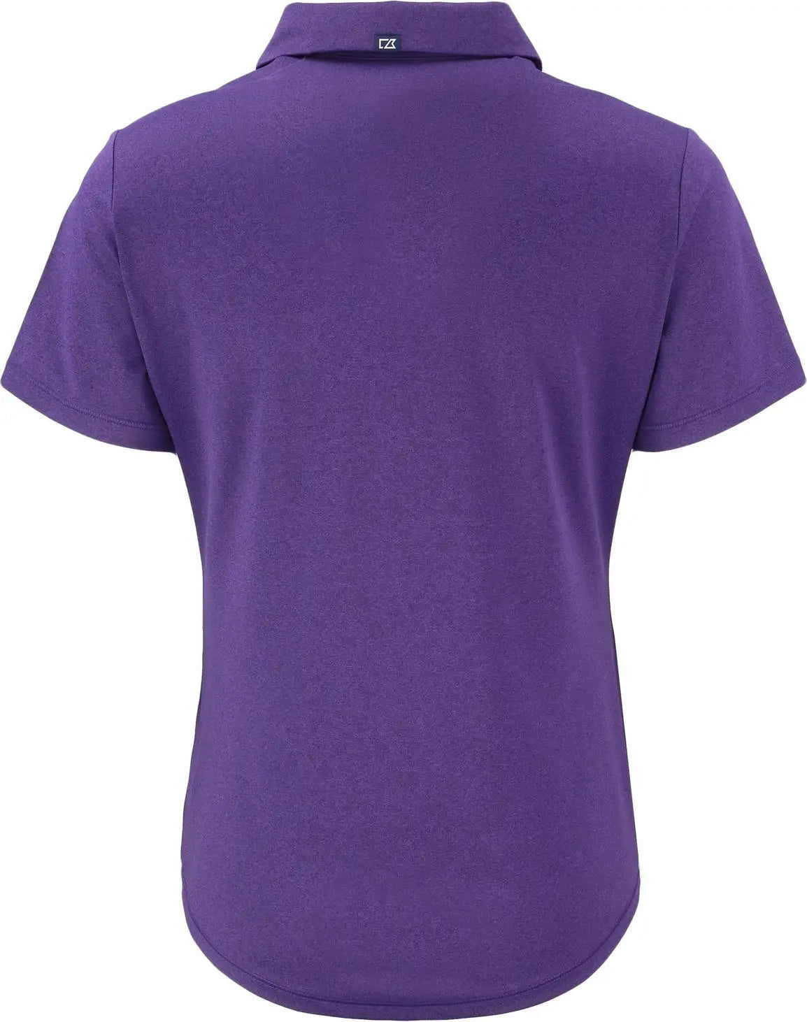 Cutter & Buck Lck00199 Forge Eco Stretch Recycled Womens Short Sleeve Polo - Dark College Purple Heather