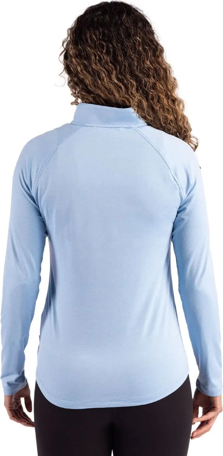 Cutter & Buck Lck00210 Coastline Epic Comfort Recycled Women’s Quarter Zip - Atlas