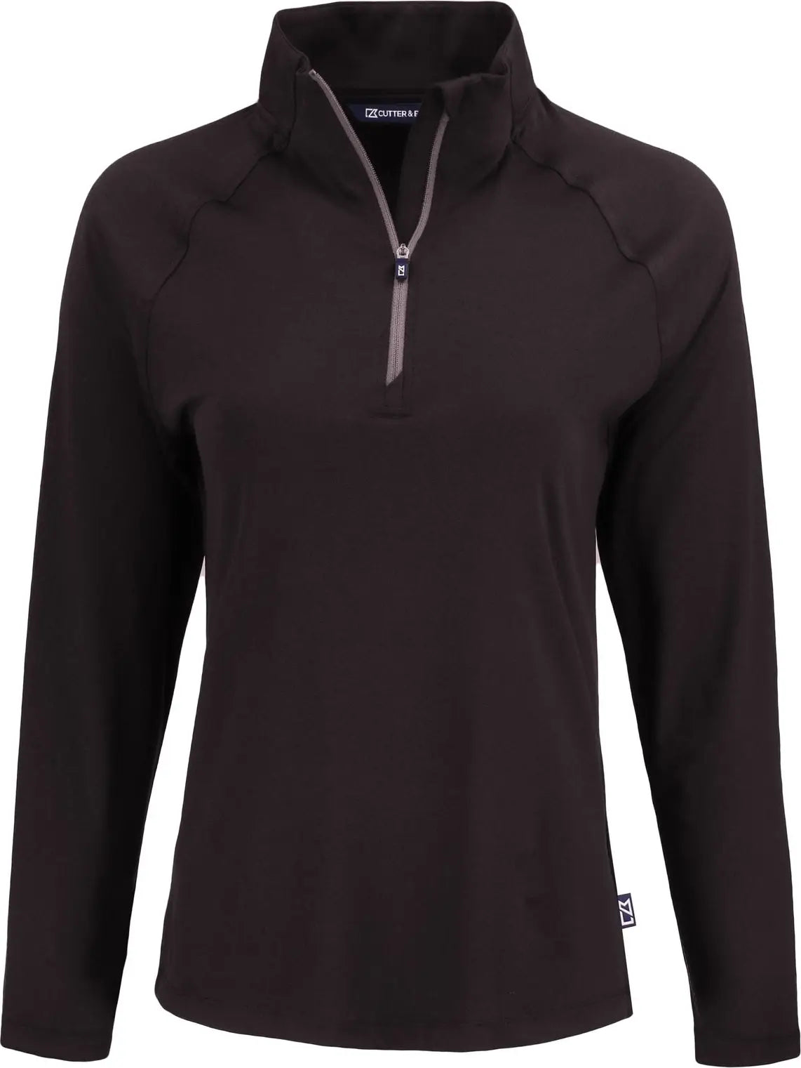 Cutter & Buck Lck00210 Coastline Epic Comfort Recycled Women’s Quarter Zip - Black